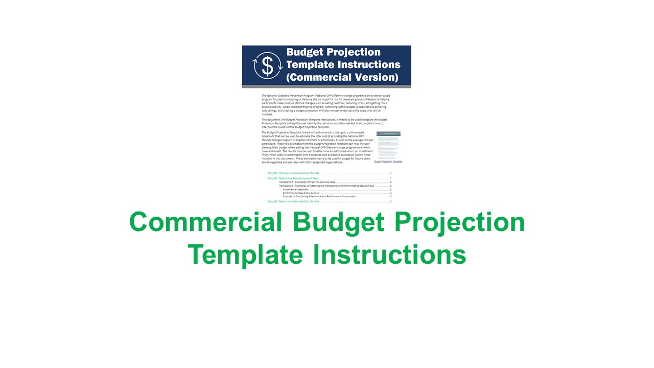 Commercial Budget Projection Template
